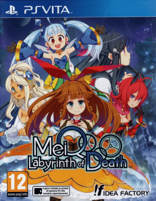 MeiQ Labyrinth of Death box art for Playstation Vita